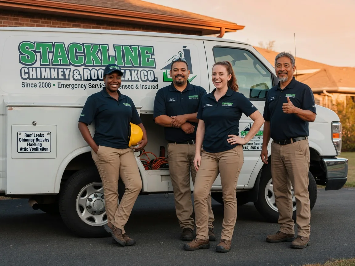 Chimney flashing repair company in Esbon, KS